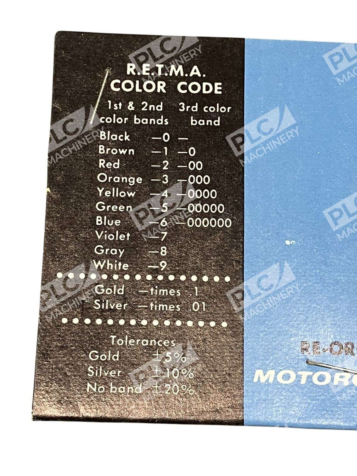 Vintage Motorola Resistor File Pack 6-2096 330K Ohms 1/2W 10% NOS - Image 5