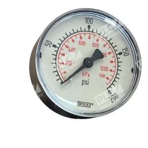WIKA 0 200PSI 0 1350kPa Pressure Gauge