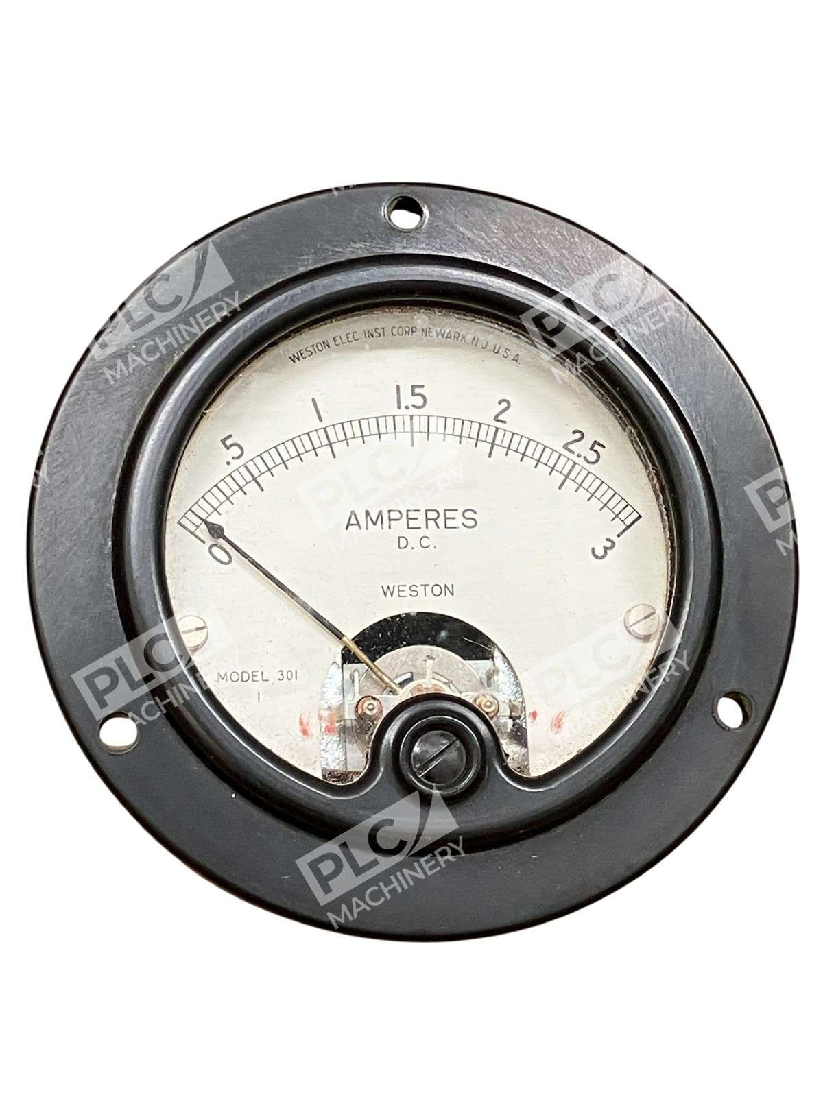 Weston 301 DC Ammeter Vintage 0–3A Panel Meter - Image 3