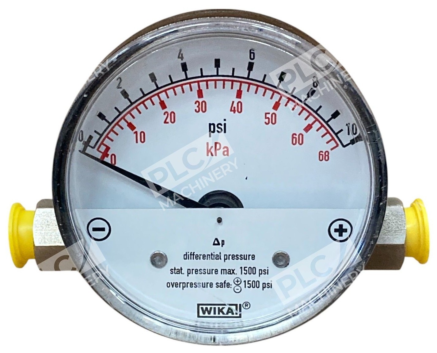Wika 0-10PSI 0-68kPa Pressure Gauge 1201A