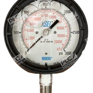 Wika 0-3000PSI 0-20000kPa XSEL 316SS Tube & Connection Pressure Gauge 23X.34 4.5