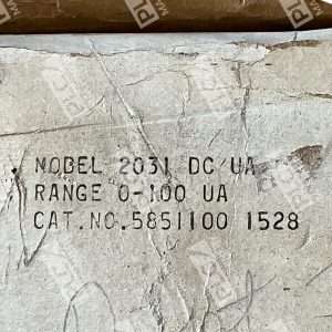 5851100 1528 0 100UA Meter Model 2031 DCUA