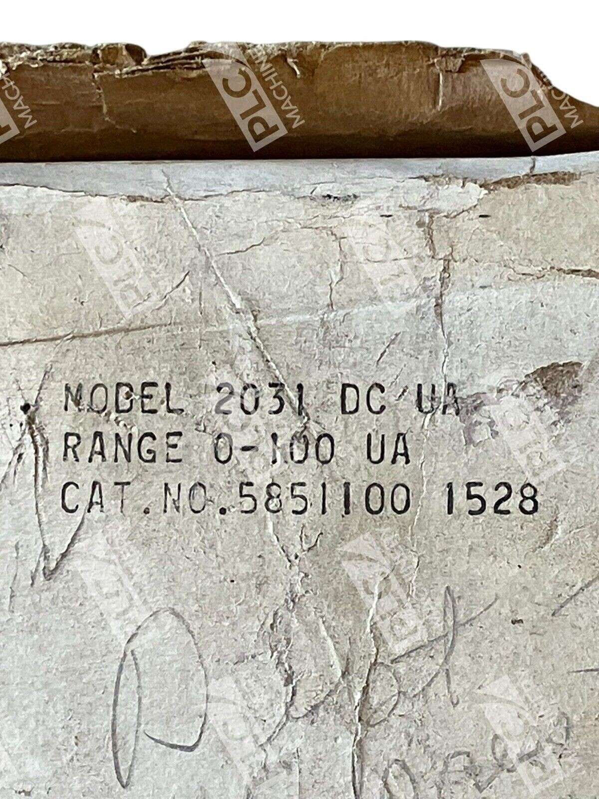 5851100 1528 0-100UA Meter Model 2031 DC/UA