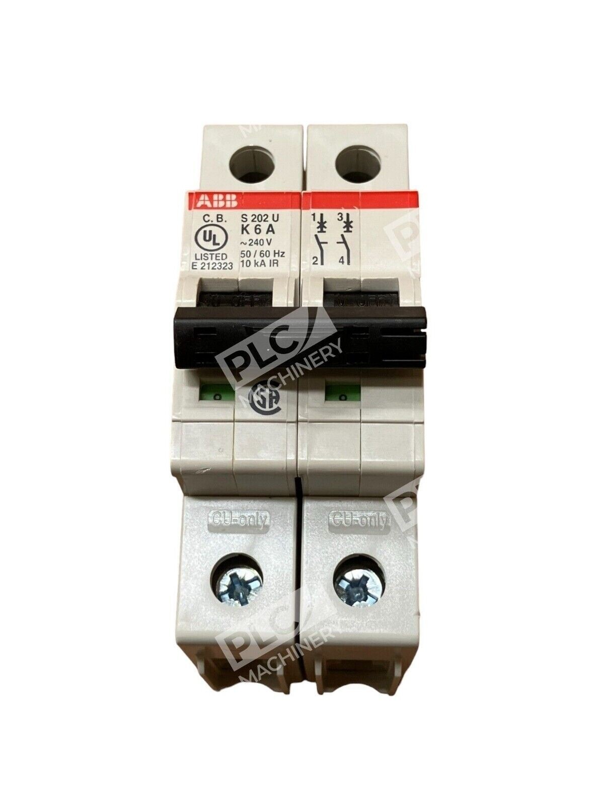 ABB S202UK6A 2 Pole Circuit Breaker S202U-K6A