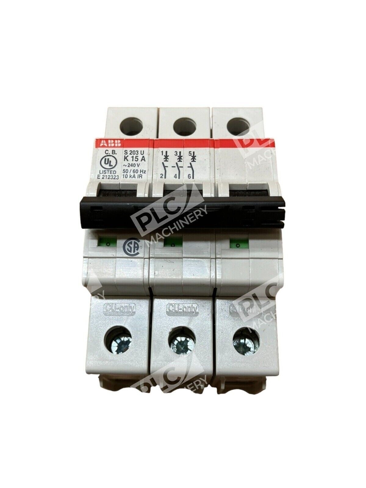 ABB S203UK15A 3 Pole Circuit Breaker (lot of 3) - Image 3