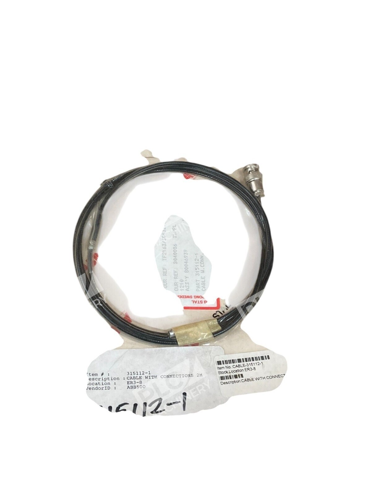 ABB Stal 2M Cable W/ Connector 315112-1
