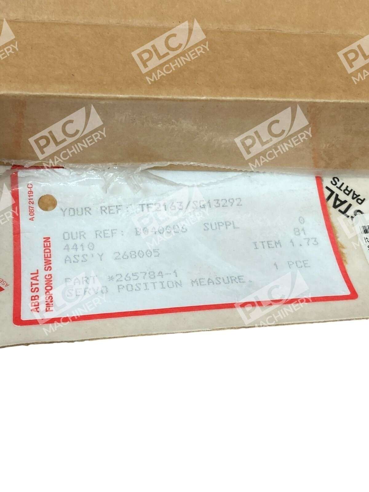 ABB Stal Servo Position Measure Module 265784-1 - Image 3