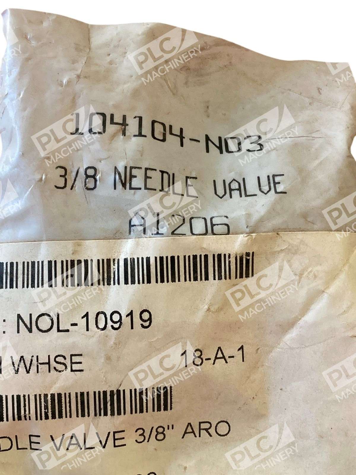 ARO Ingersoll-Rand 104104-N03 Needle Valve 3/8" NPT 200PSI - Image 3