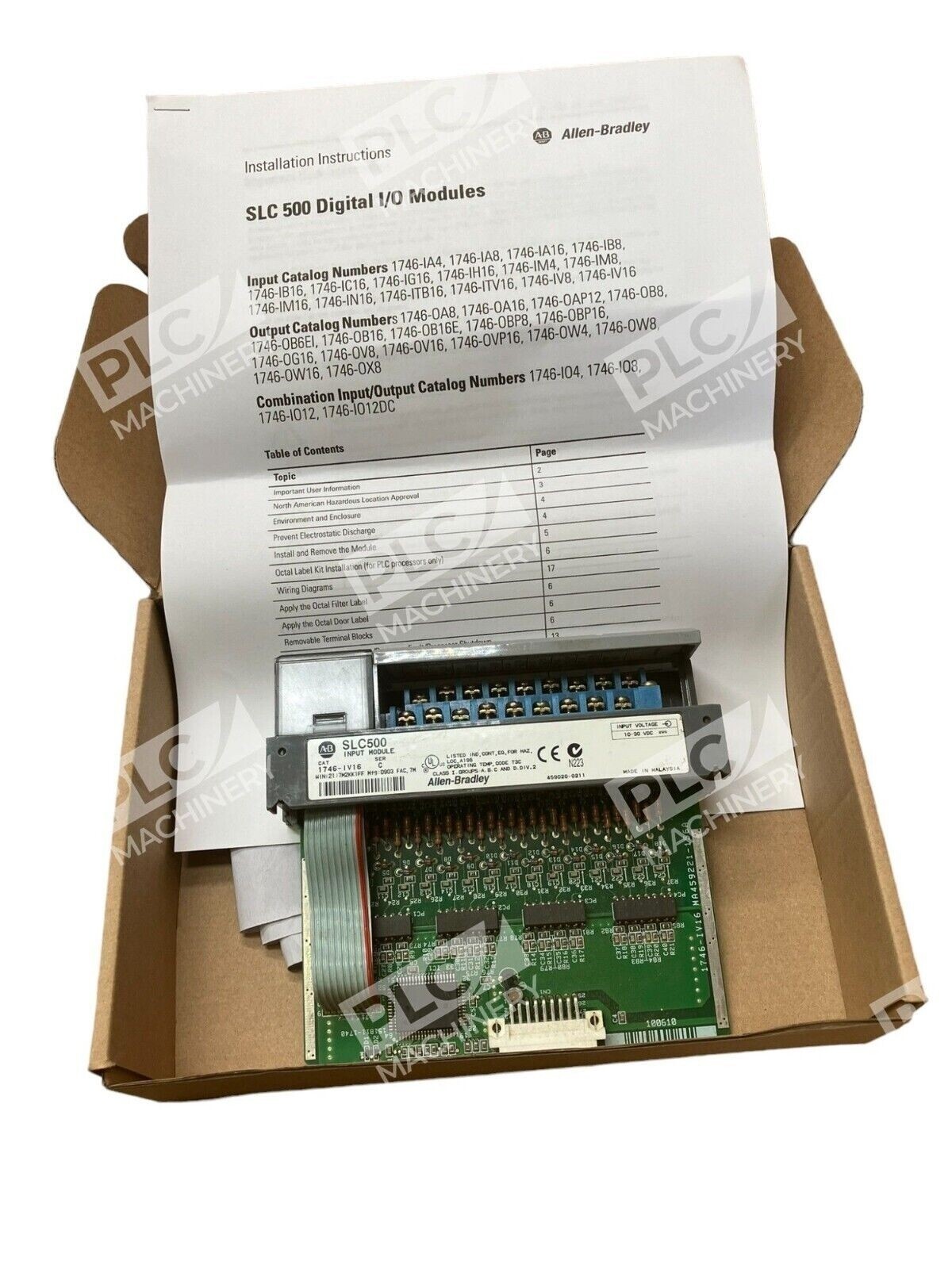 Allen Bradley 1746-IV16 /C