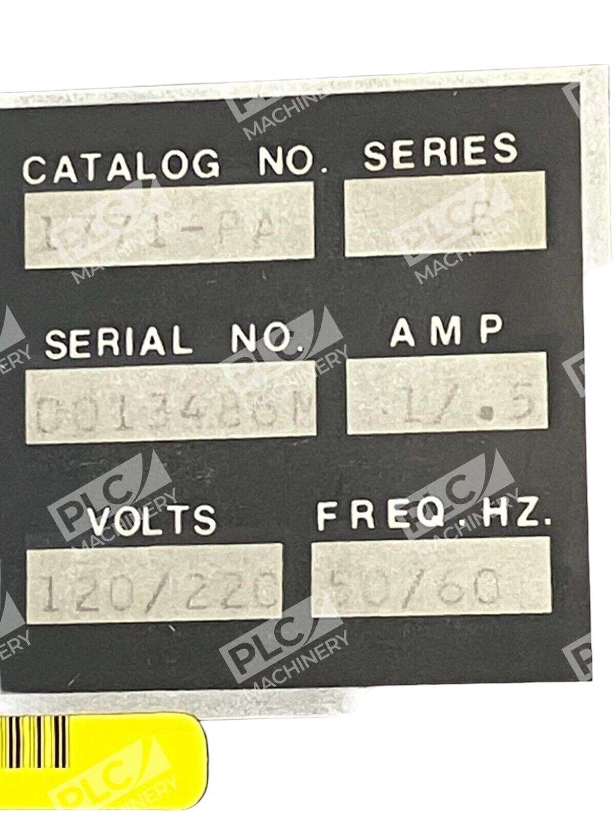 Allen Bradley 1771-PA /B Bulletin 1771 Power Supply - Image 3