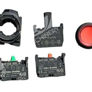 Allen Bradley 800FP-LF4PN3RX11 Illuminated Flush Push Button Red