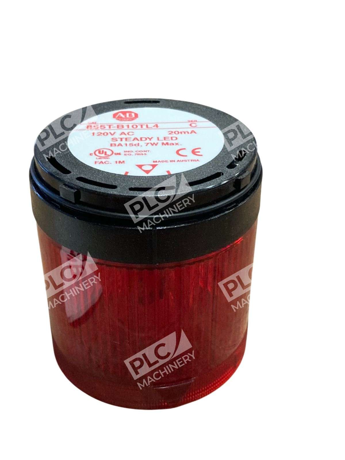 Allen Bradley AB Red 120VAC Steady LED 855T-B10TL4 /C - Image 5