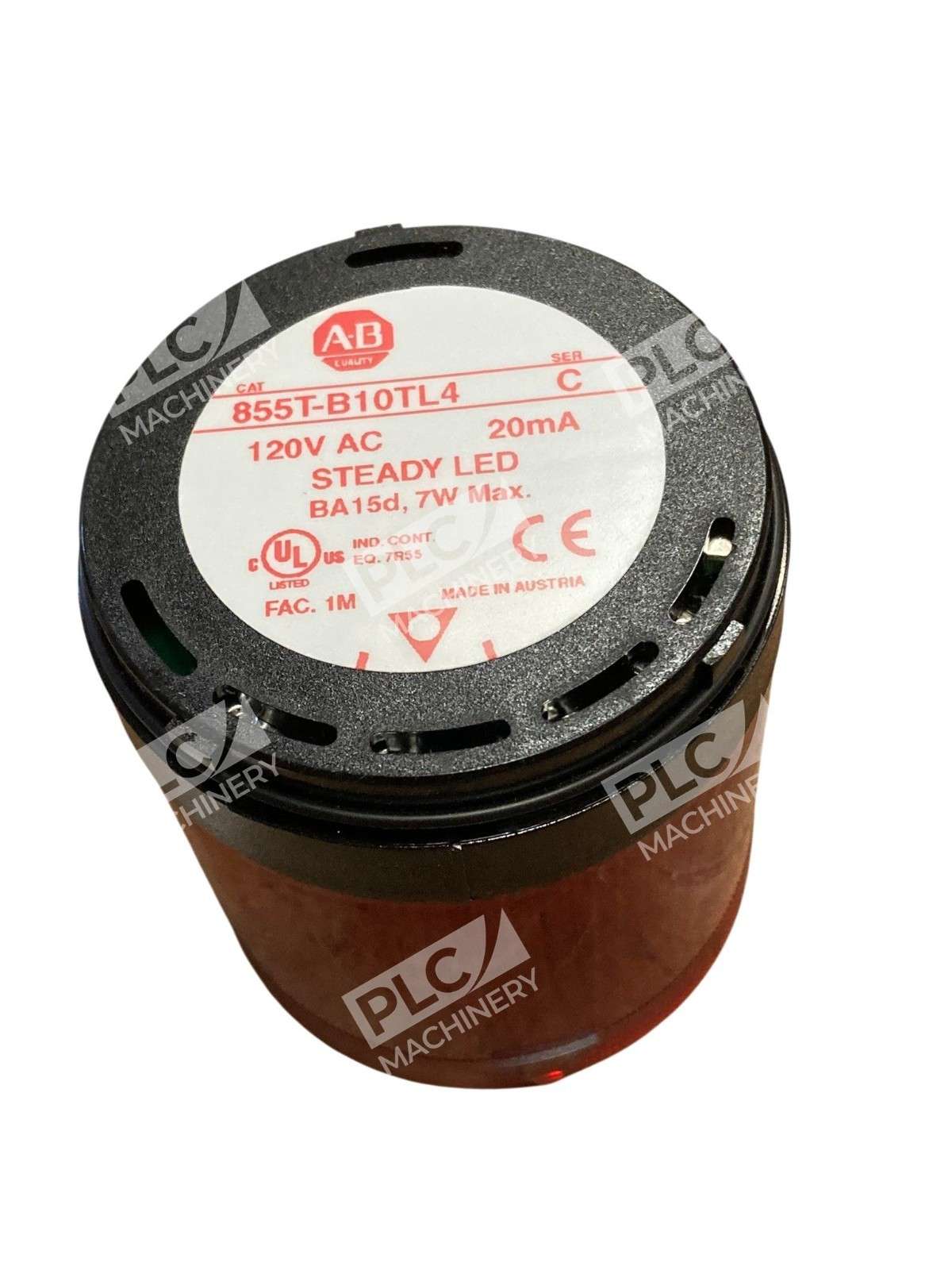 Allen Bradley AB Red 120VAC Steady LED 855T-B10TL4 /C