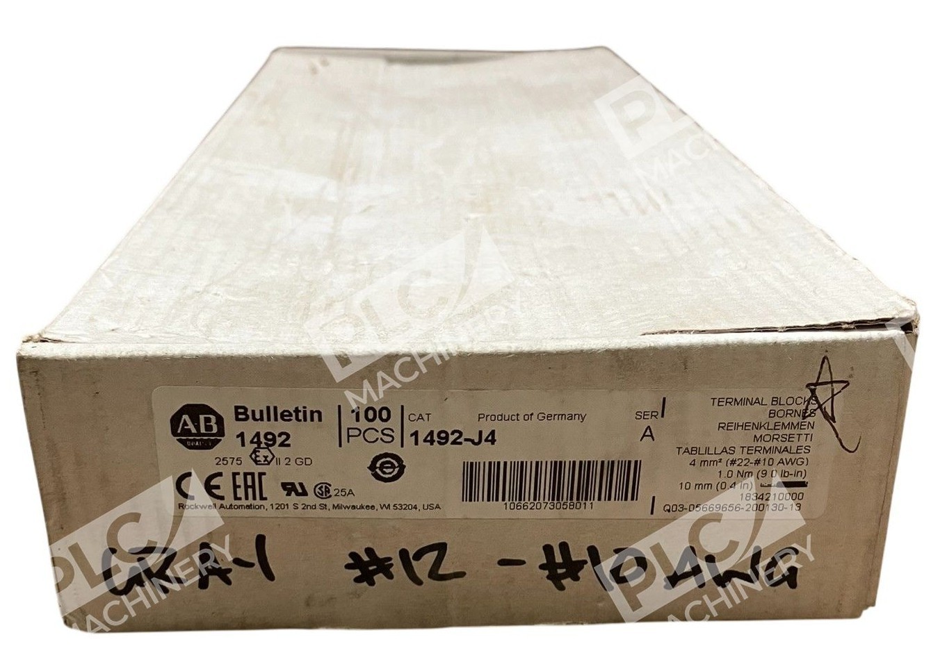 Allen Bradley AB Terminal Block 1492-J4 /A (Box of 100)