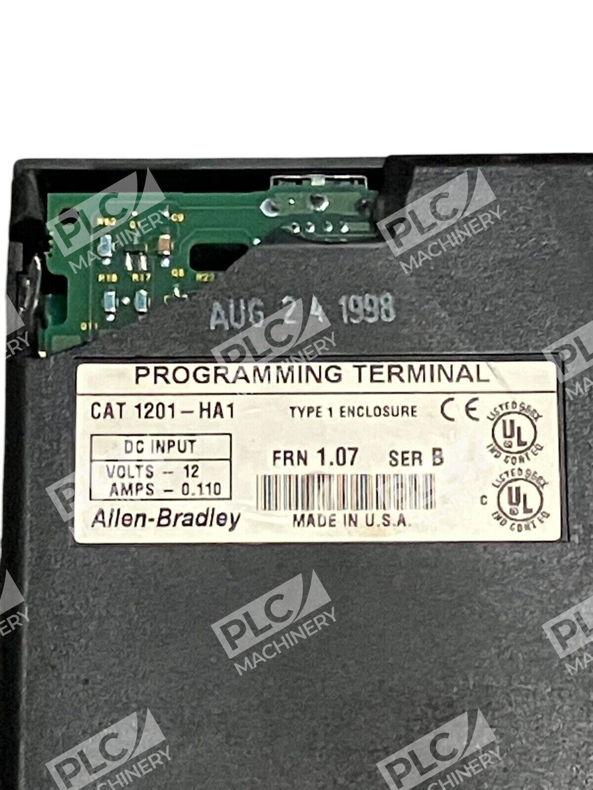 Allen Bradley DC Input 12V 0.110A Programming Terminal 1201-HA1 /B - Image 3