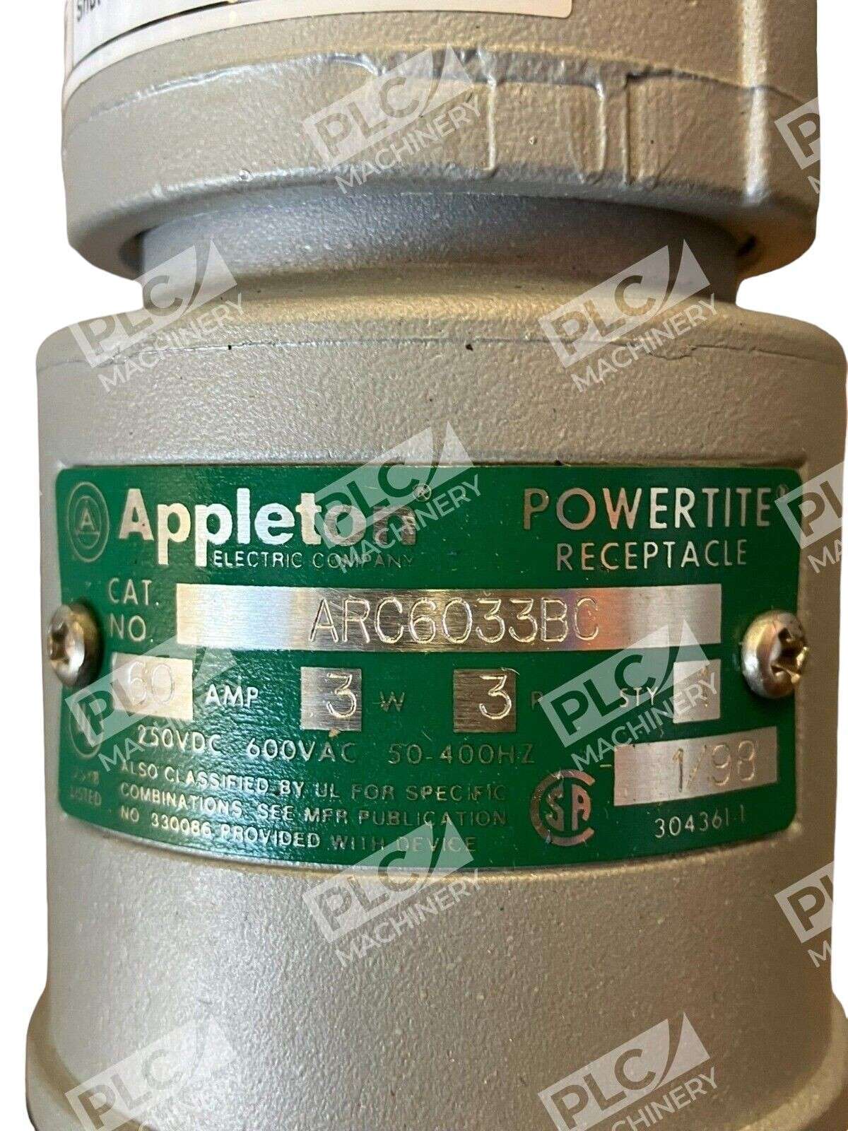 Appleton ARC6033BC Powertite 60 AMP Aluminum - Image 6