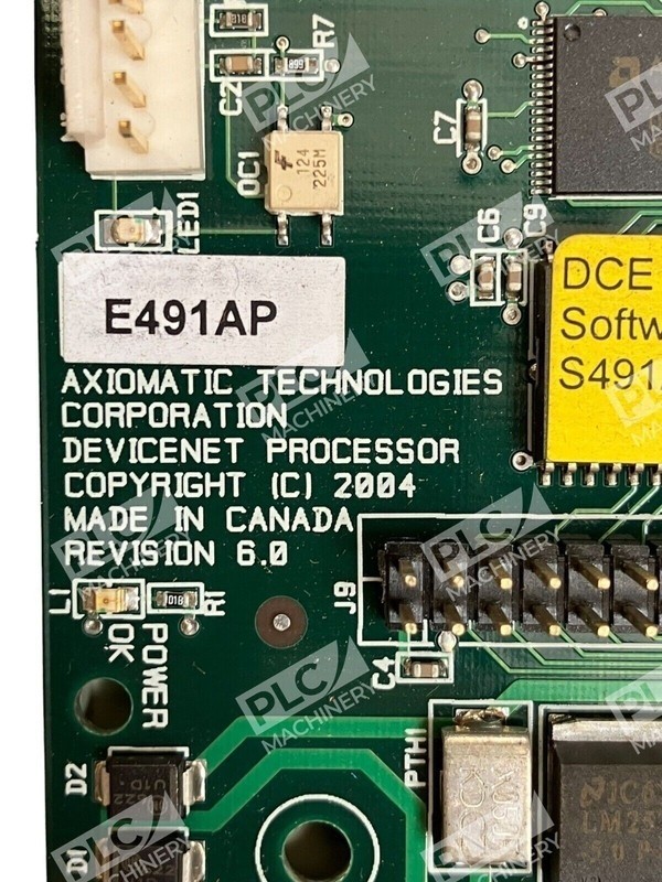 Axiomatic Technologies E491AP Devicenet Processor Revision 6.0 - Image 5