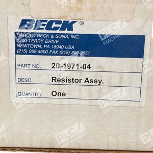 Beck Resistor Assembly 20 1971 04 226866198614