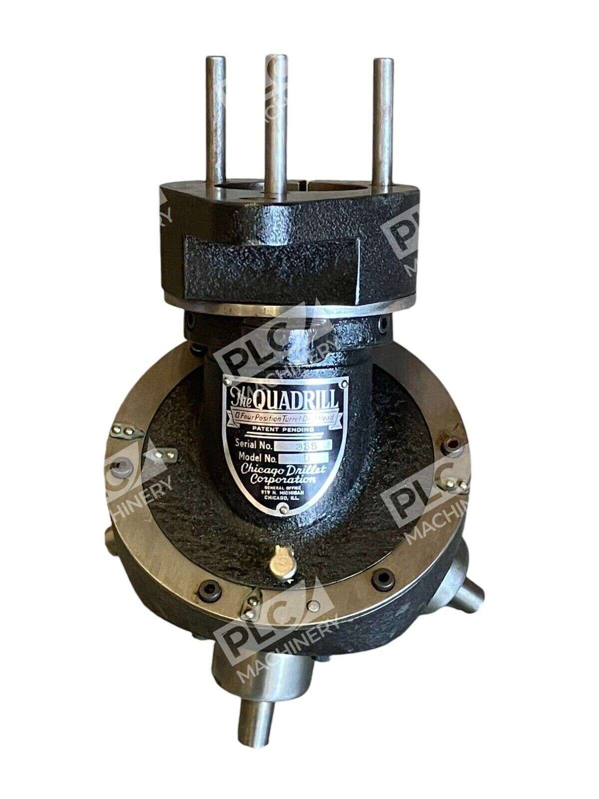 Chicago Drillet The Quadrill A Four Position Turret Drill Head Model D