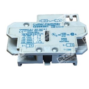 Cutler Hammer C320KGS1 A2 Auxiliary Contact