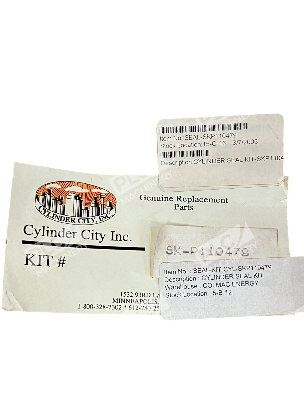 Cylinder City SKP110479 Cylinder Seal Kit SK-P110479 - Image 3