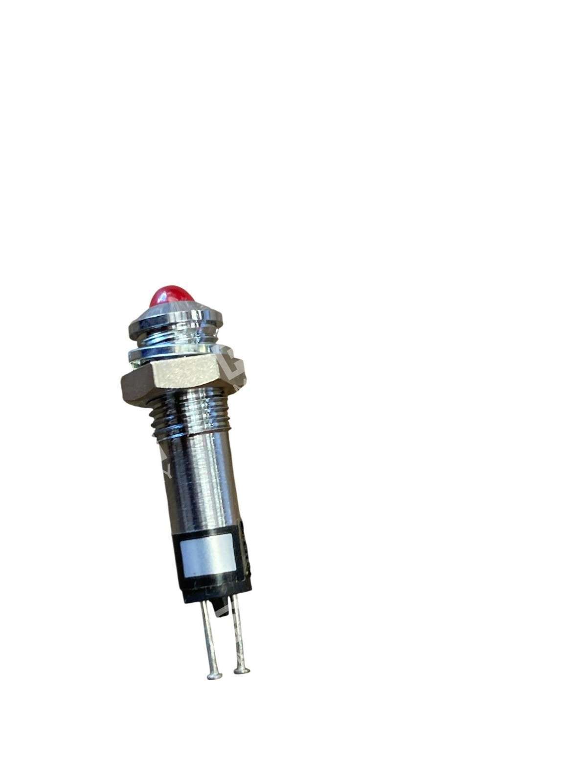 DC 24V Red LED Indicator Pilot Light Panel Mount Metal Signal Lamp Lots of 39 - Image 7