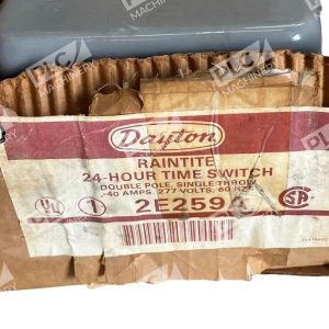 Dayton Raintite 24 Hour Time Switch 40A 277V 60Hz Double Pole 2E259A 227028645034