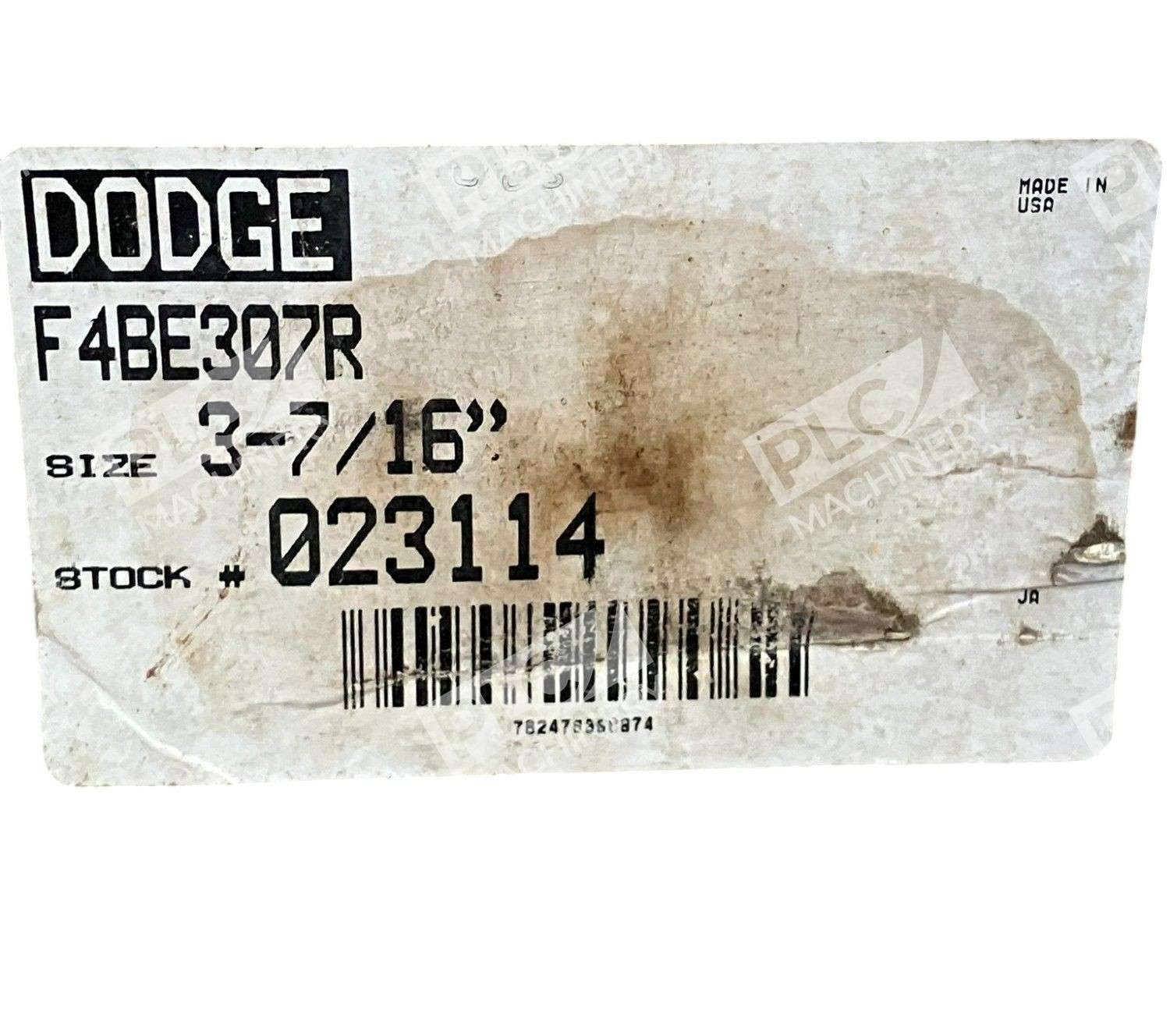 Dodge 3-7/16 F4BE307R Bearing 023114 - Image 3