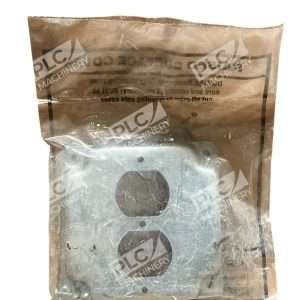 EGS 503536 Raised Surface Cover | 4" Sq Box Duplex GFCI Receptacle