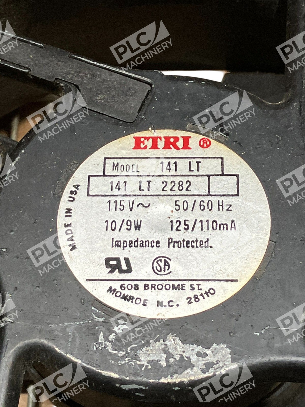 ETRI 141 LT AC Axial Cooling Fan 115V 74CFM Industrial Electronics - Image 3