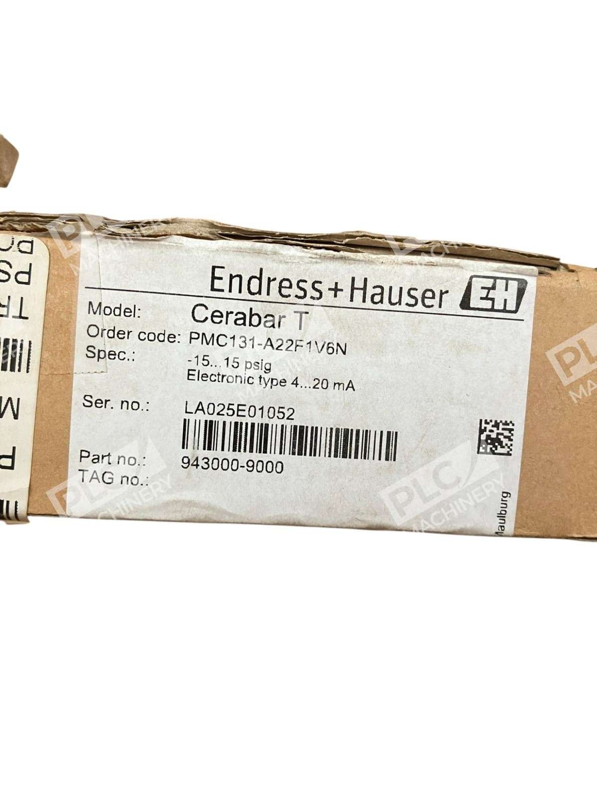 Endress+Hauser EH Cerabar T Pressure Transducer PMC131-A22F1V6N - Image 3