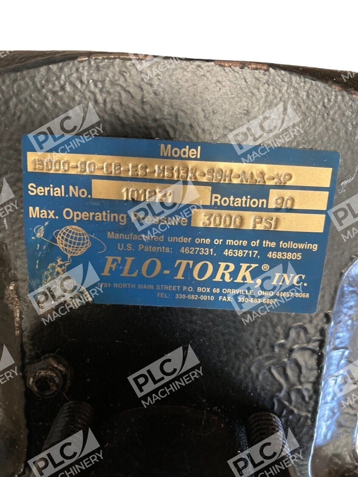 Flo-Tork 15000-90-CB-ES-MS13X-SBH-NLX-XP 3000PSI 90Rotation - Image 3