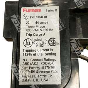 Furnas 22 44A Trip Curve A Solid State Overload Relay 958L109441U B 226484232194