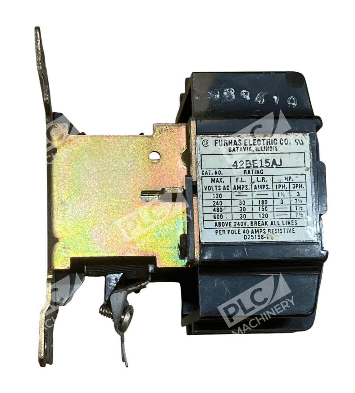 Furnas Electric Co Definite Purpose Contactor 42BE15AJ