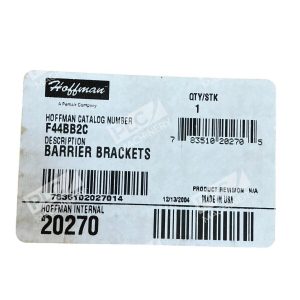 Hoffman F44BB2C Barrier Brackets Box of 5 226988634204
