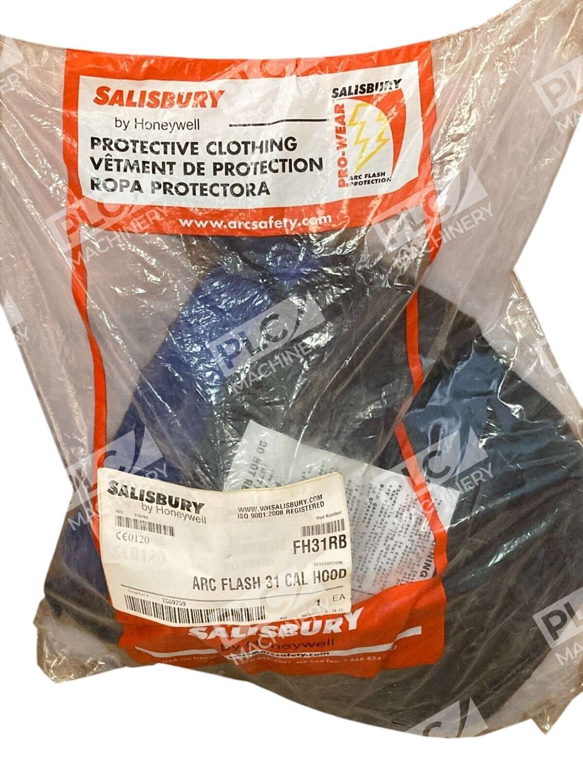 Honeywell Arc Flash 31 Cal Hood Salisbury Pro-Shield Pro-Hood FH31RB