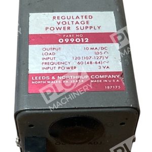 Leeds Northrup 10MADC 105Ohm Regulated Voltage Power Supply 099012 226694204284