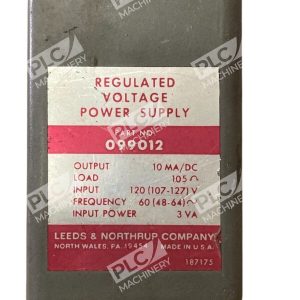 Leeds Northrup 10MADC 105Ohm Regulated Voltage Power Supply 099012