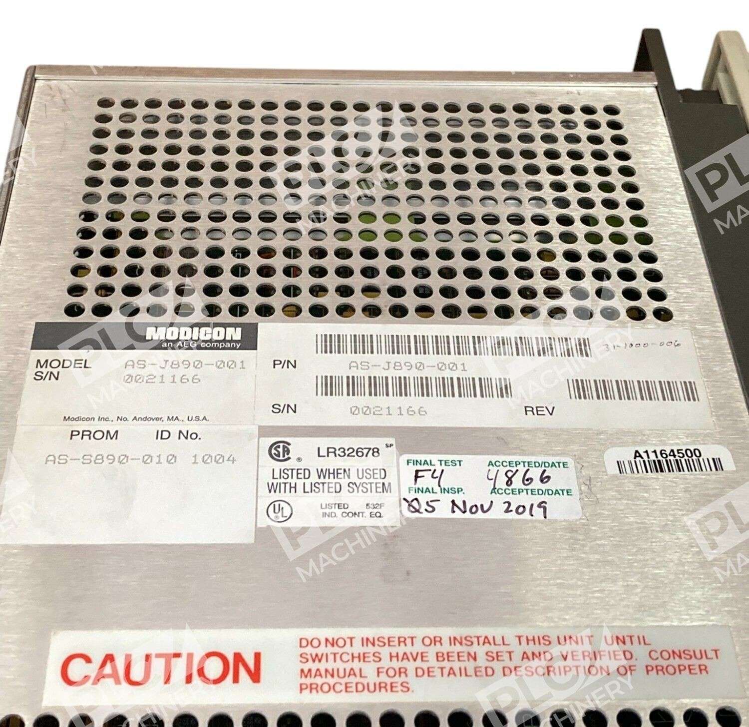 Modicon AEG 984/800RI/O J890 Remote I/O Processor AS-J890-001 - Image 7