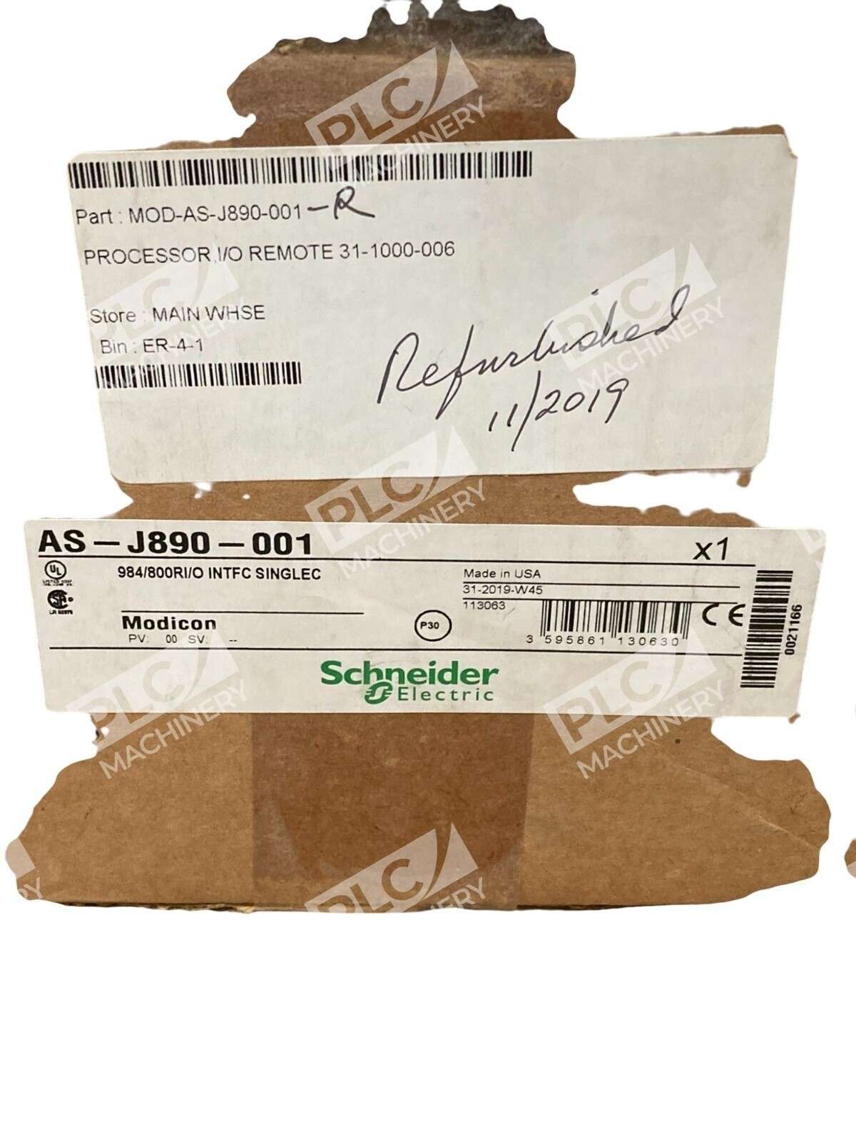 Modicon AEG 984/800RI/O J890 Remote I/O Processor AS-J890-001 - Image 8