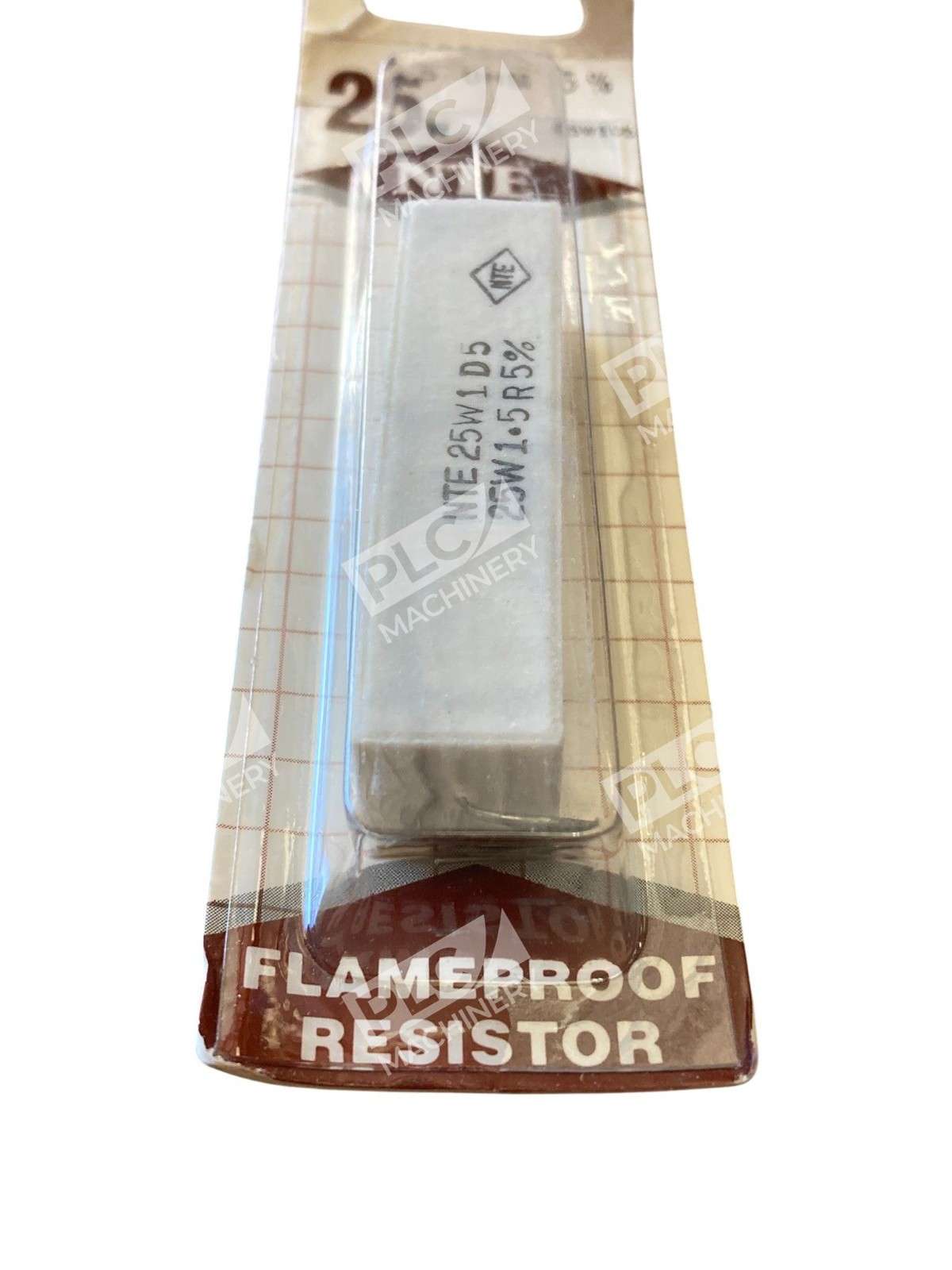 NTE NTE25W1D5 Flameproof Wirewound Ceramic Power Resistor 1.5Ω 25W 5% Lots of 9 - Image 4