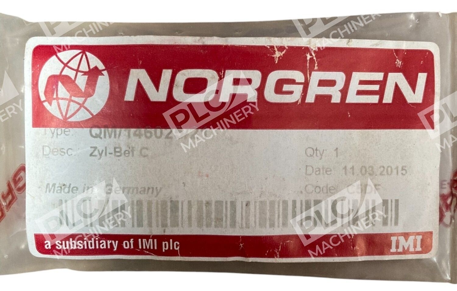 Norgren Air Cylinder Foot Mount 1" Bore QM/146025/21 - Image 3