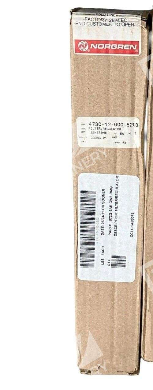Norgren B72G-3AK-QW3-RMG Pneumatic Filter/Regulator