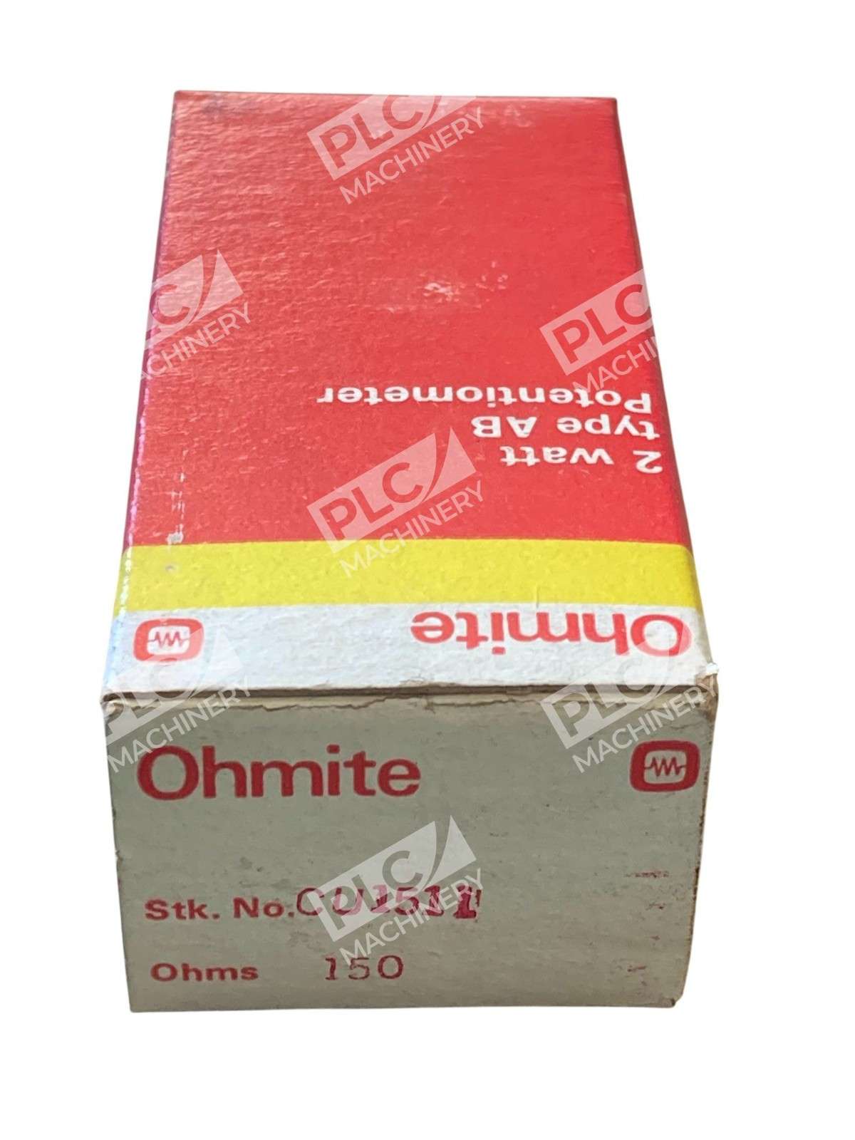 Ohmite CU1511 Wirewound Potentiometer 150 Ohms 2w Panel Mount Type AB - Image 3