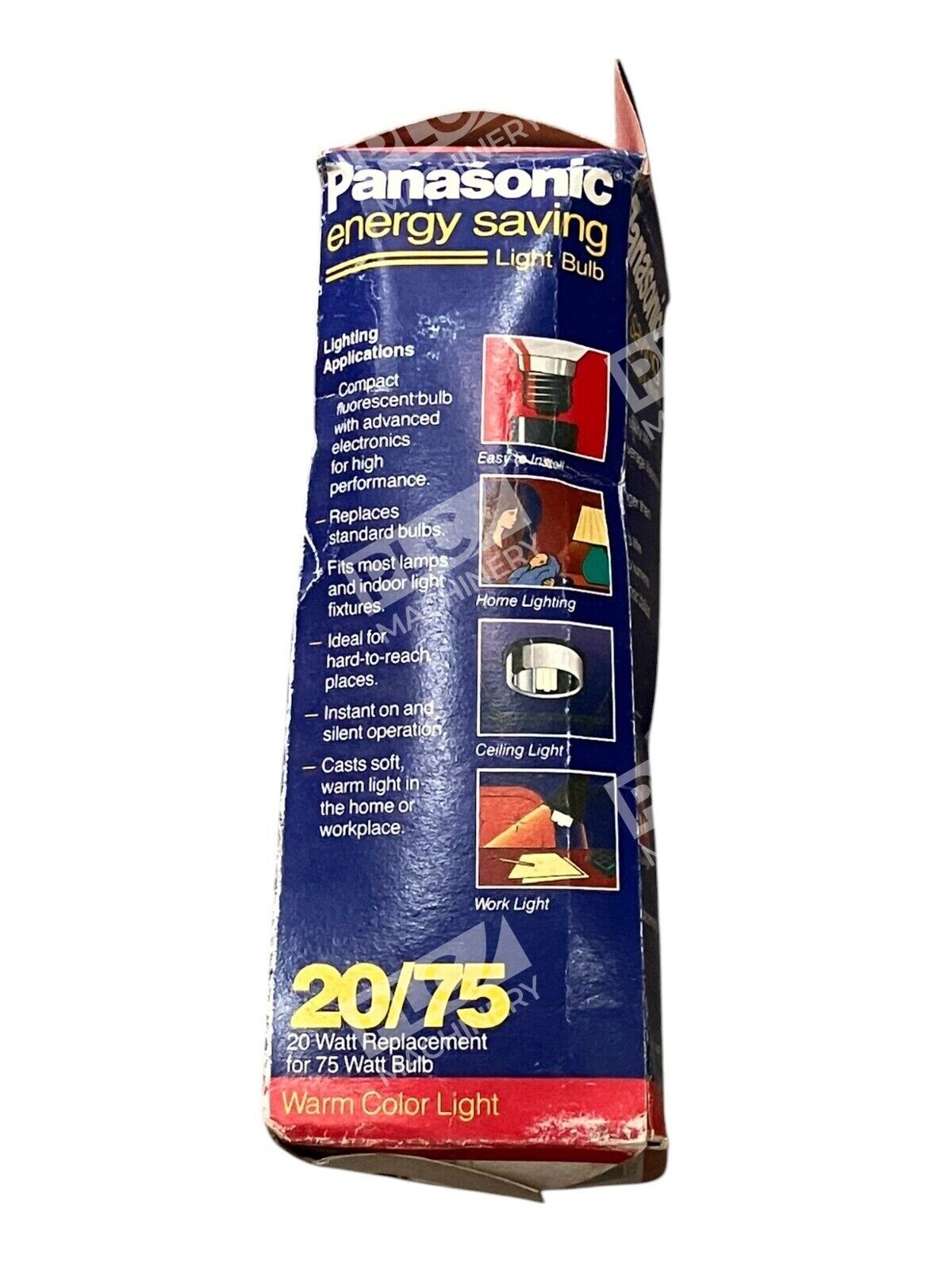 Panasonic Bulb 20/75 20W Replacement For 75W Bulb Warm Color Light EFD20LE.UHD