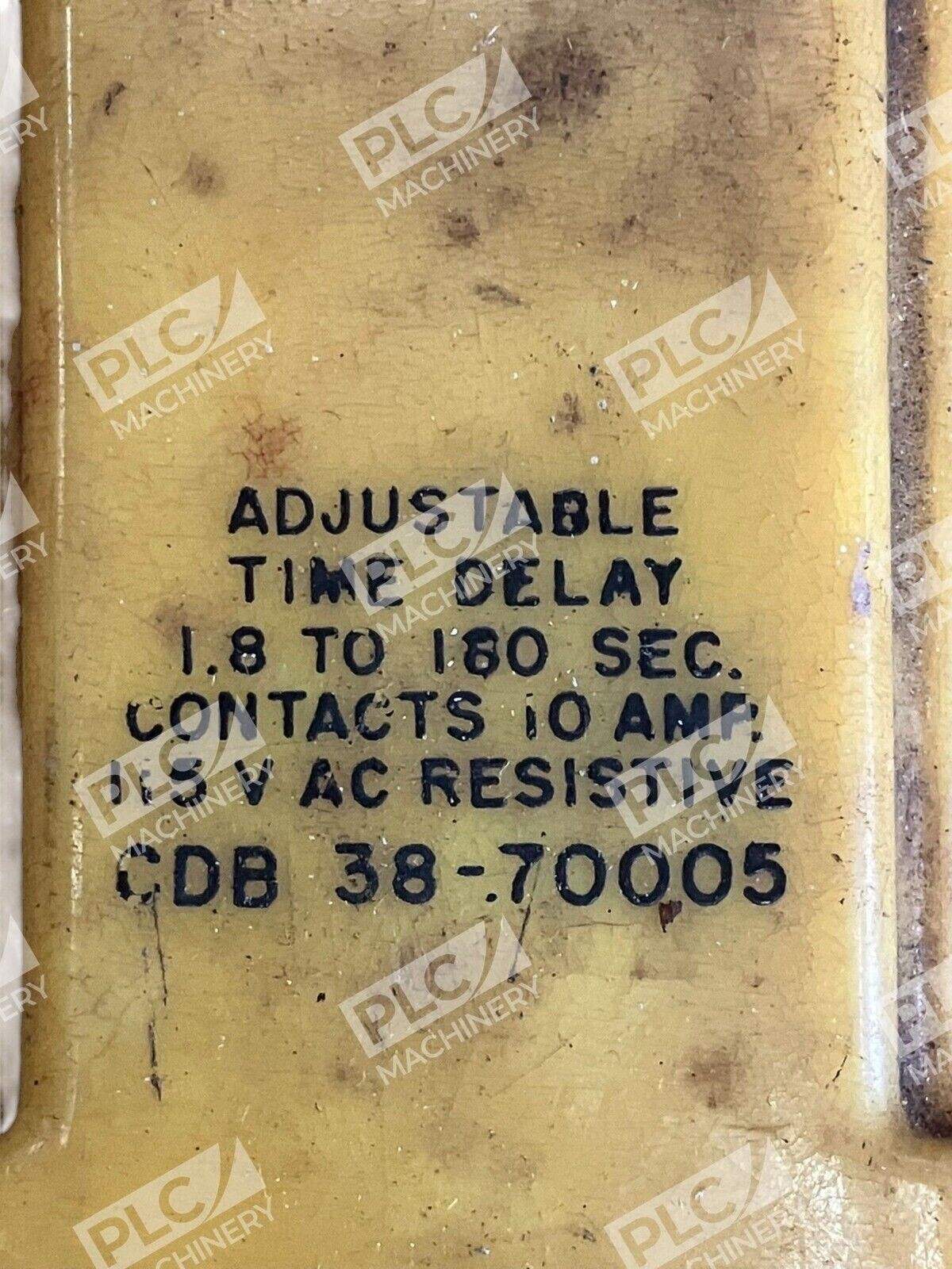 Potter Brumfield 1.8-180sec 10A 120VAC Time Delay Relay CDB38-70005 - Image 4