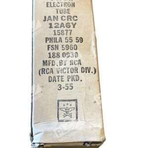 RCA JAN CRC 12A6Y Vacuum Tube Dual Diode NOS Military Grade 297745027314