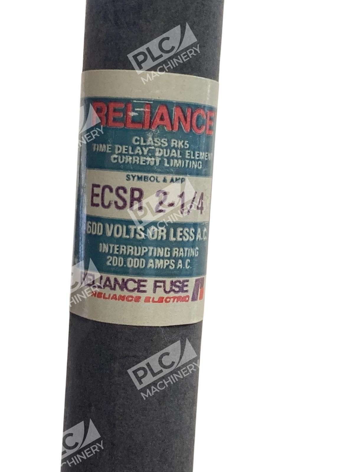 Reliance ECSR-2-1/4 2.25A Dual-Element Time-Delay Class RK5 Fuse Lots of 3 - Image 10