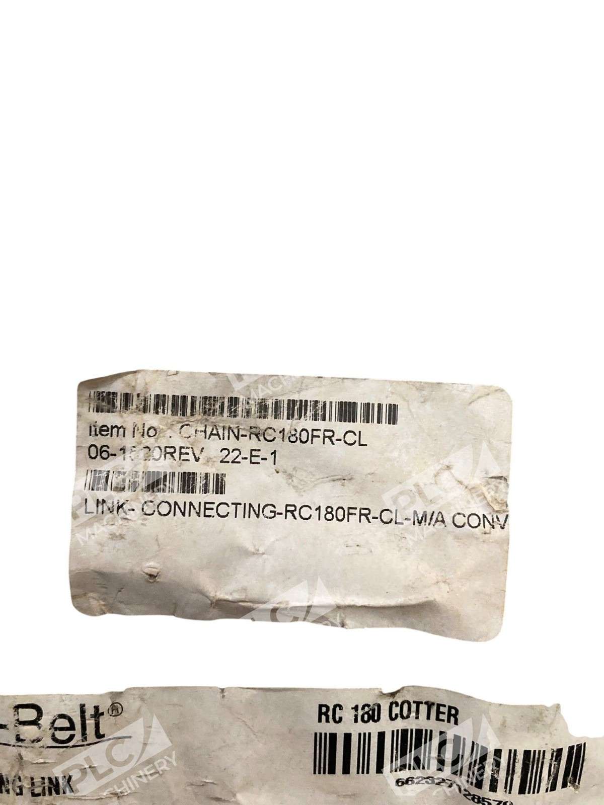 Rexnord Link-Belt RC180 Connecting Link Press Fit Master Link - Image 5