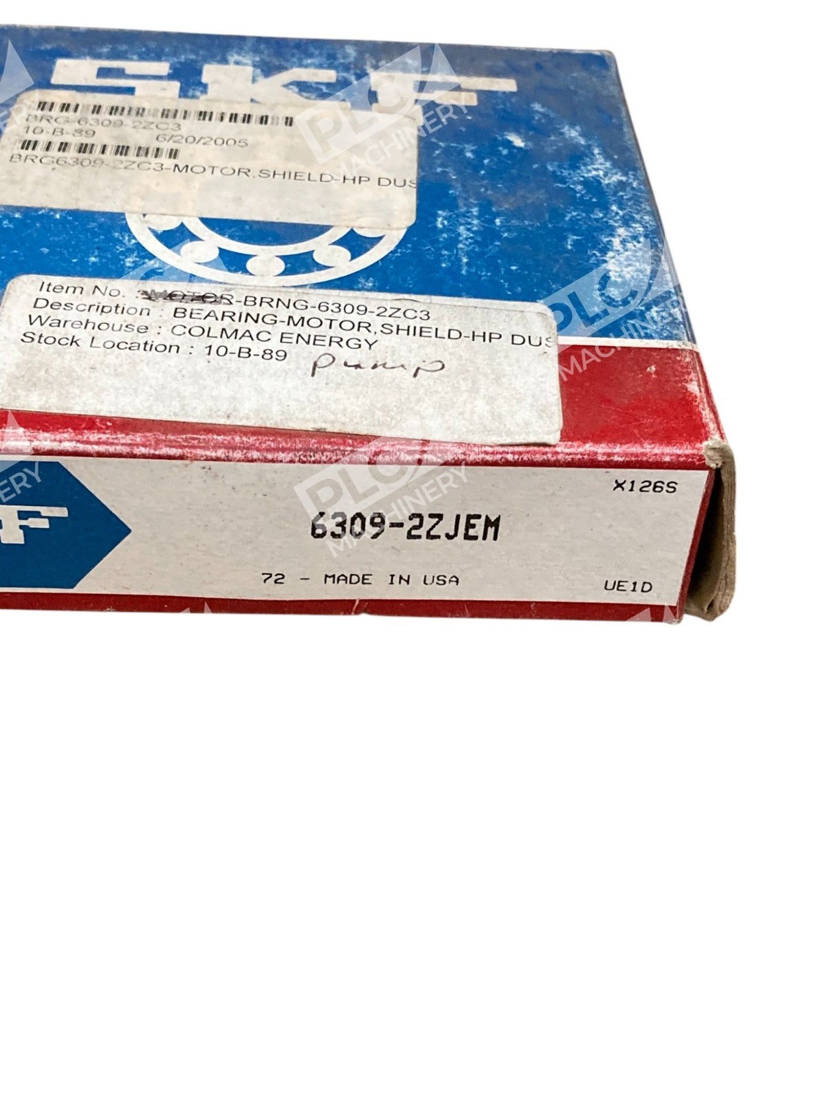 SKF X126S 6309-2ZC3 Shielded Ball Bearing 6309-2ZJEM - Image 3